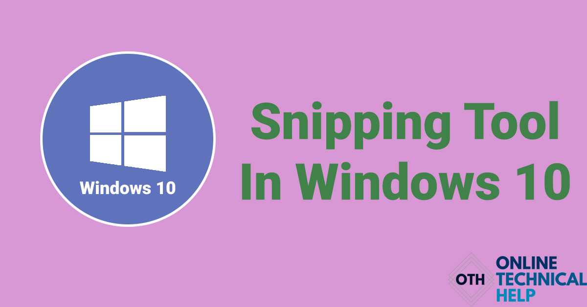 windows 10 snipping tool