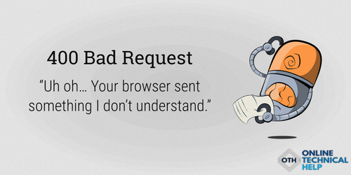 400 bad request image solution