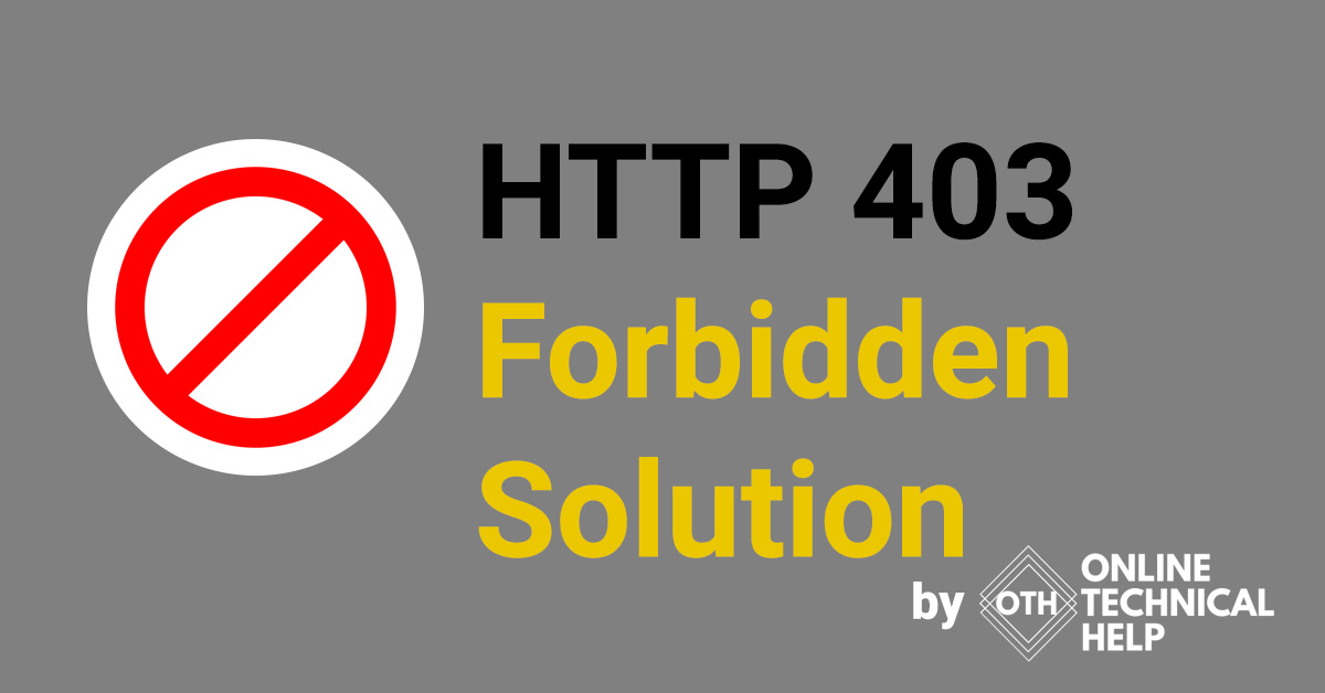 http 403 forbidden solution image